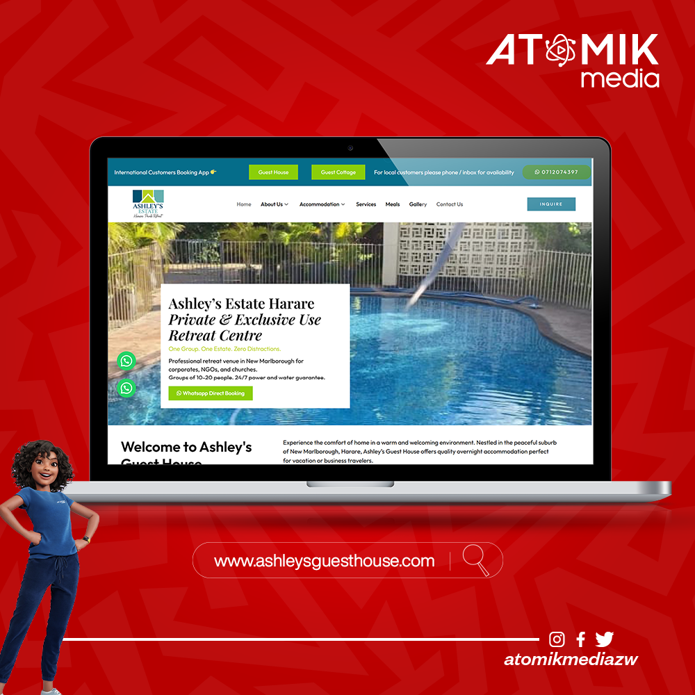 Ashley's Guest House project by Atomik Media